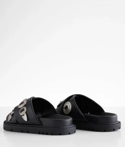 Mia Embossed Metal Western al Sand Discount