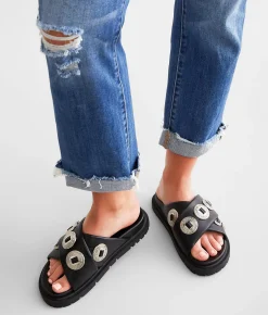 Mia Embossed Metal Western al Sand Discount