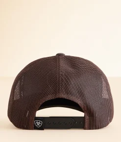 Ariat Embossed Trucker Hat Brown Hot
