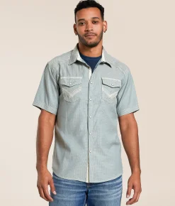 Tops | Buckle Black Embroidered Athletic Shirt Blue Tan