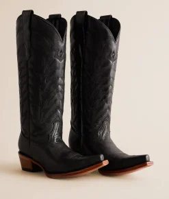 Shoes | Circle G by Corral Embroidered Leather Western Boot Black