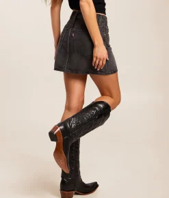 Shoes | Circle G by Corral Embroidered Leather Western Boot Black