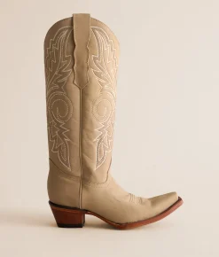 Shoes | Circle G by Corral Embroidered Leather Western Boot Bone