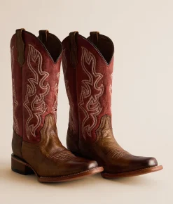 Shoes | Circle G by Corral Embroidered Leather Western Boot Honey Red