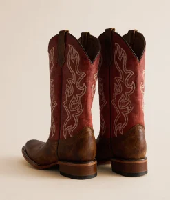 Shoes | Circle G by Corral Embroidered Leather Western Boot Honey Red