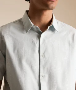 Nova Industries Embroidered Shirt Mint Blue Best