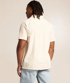 Nova Industries Embroidered Shirt Ivory Outlet
