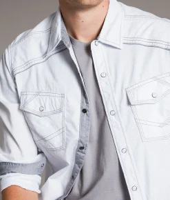 BKE Embroidered Standard Shirt White