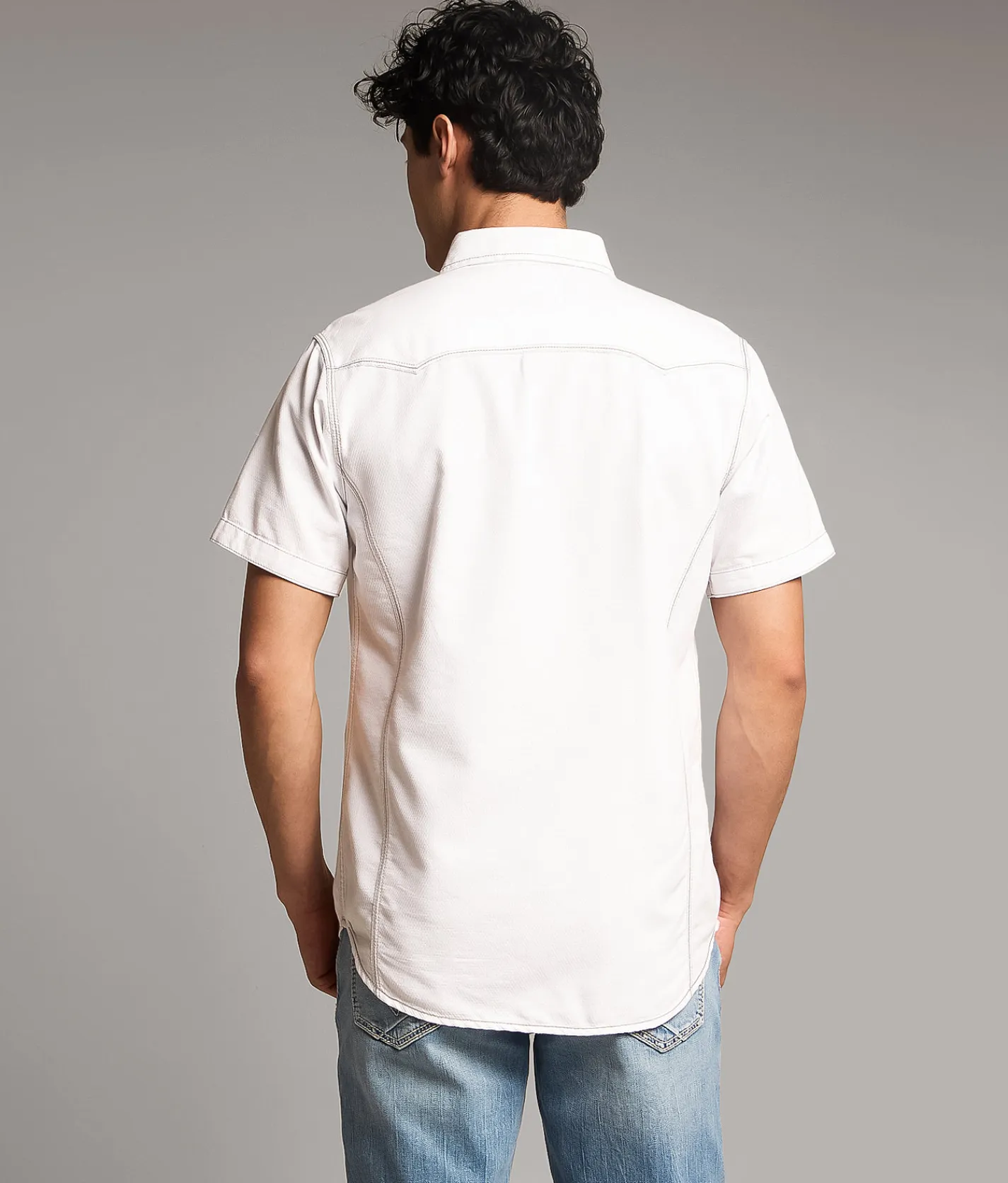 Tops | BKE Embroidered Standard Shirt White