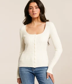 Z Supply Emelie Cardigan Sweater Sea Salt Best