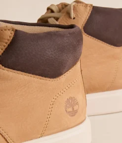 Timberland® Emerson Street Mid Leather Sneaker Medium Beige Nubuck Online