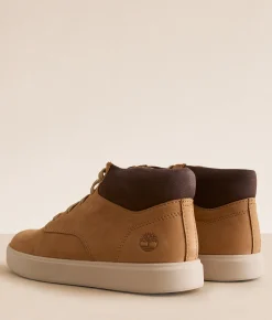 Timberland® Emerson Street Mid Leather Sneaker Medium Beige Nubuck Online