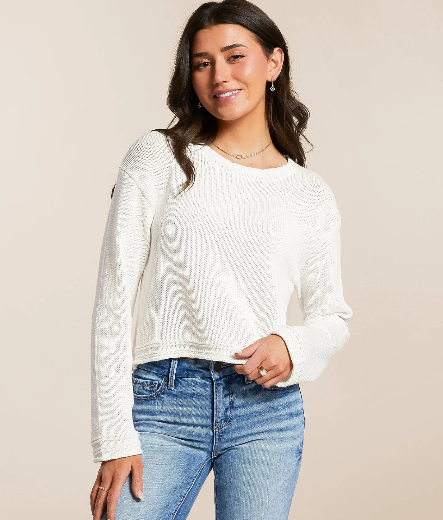 Z Supply Emerson Sweater White Hot