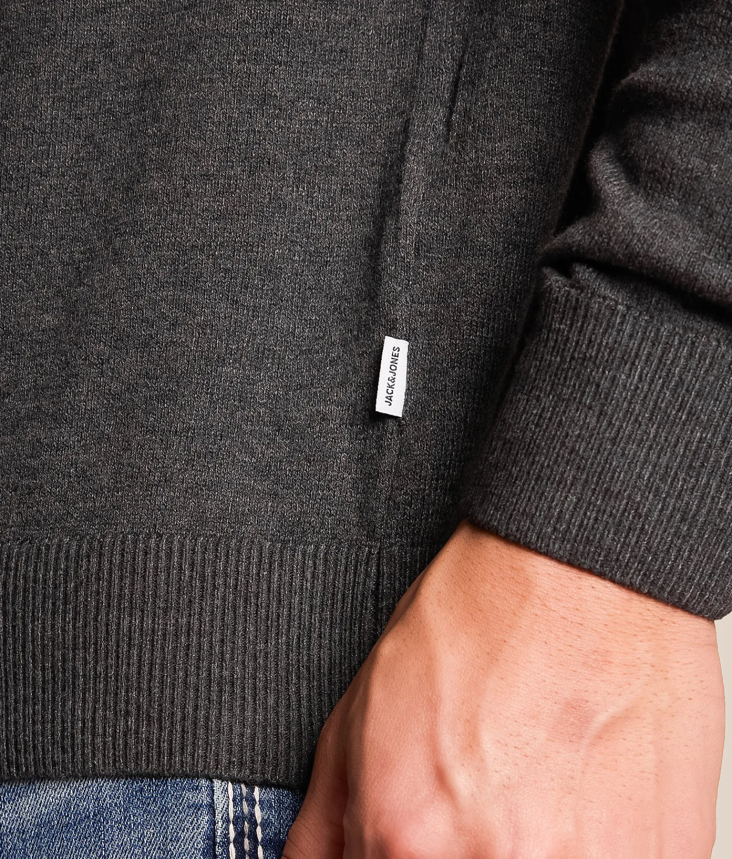 Tops | Jack&Jones® Emil Sweater Dark Grey Mel