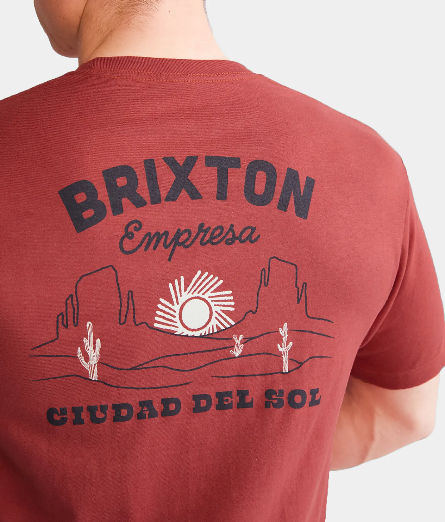 Graphic T-Shirts | Brixton Empresa T-Shirt Dusty Cedar