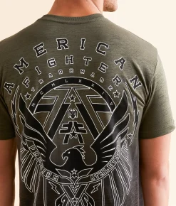 American Fighter Enders T-Shirt Four Lf Clover Forest Nt Clearance