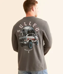 Sullen End Of The Road T-Shirt Gunmetal Outlet