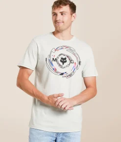 Graphic T-Shirts | Fox Energy Face T-Shirt Light Grey