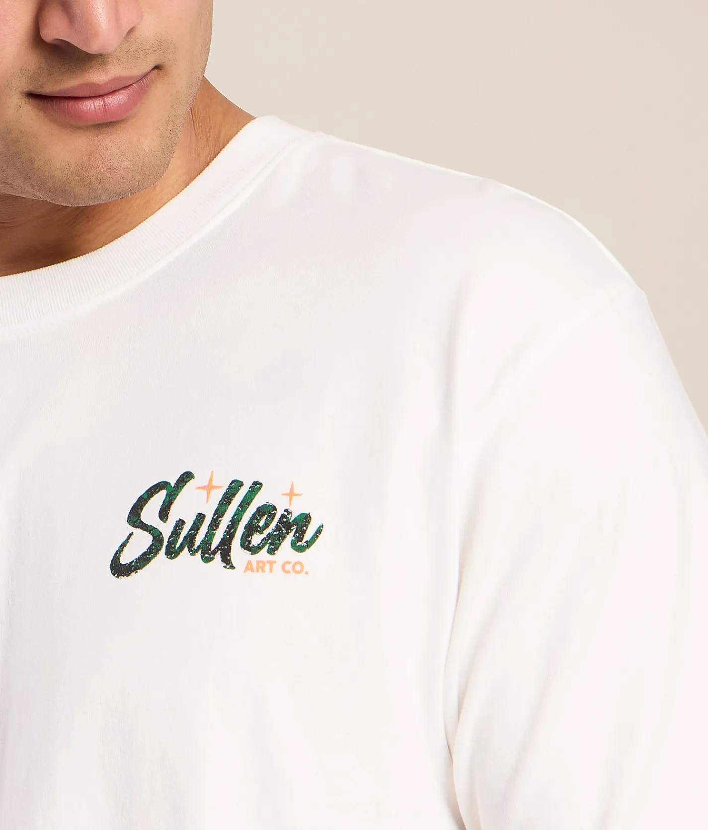 Sullen Enjoy The View T-Shirt Antique White Discount