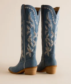 Mi.iM Enora Tall Western Boot Blue Discount