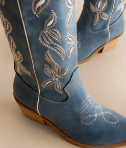 Mi.iM Enora Tall Western Boot Blue Discount