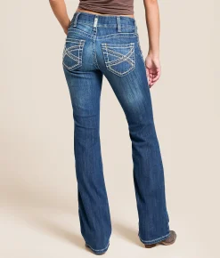 Ariat Entwined Mid-Rise Boot Stretch Jean Marine Sale