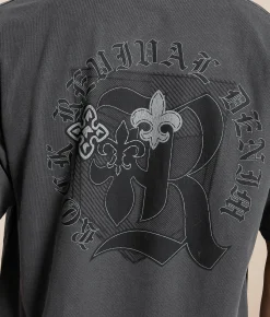 Rock Revival Enzo T-Shirt Onyx Pigment Clearance