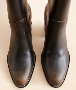 Oasis Society Equestrian Ankle Boot Brown Discount