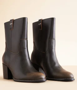 Oasis Society Equestrian Ankle Boot Brown Discount