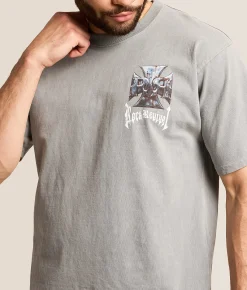 Rock Revival Eric T-Shirt Grey Discount
