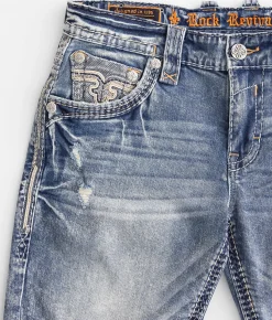 Rock Revival Ermine 12" Stretch Short Ermine H202 Online