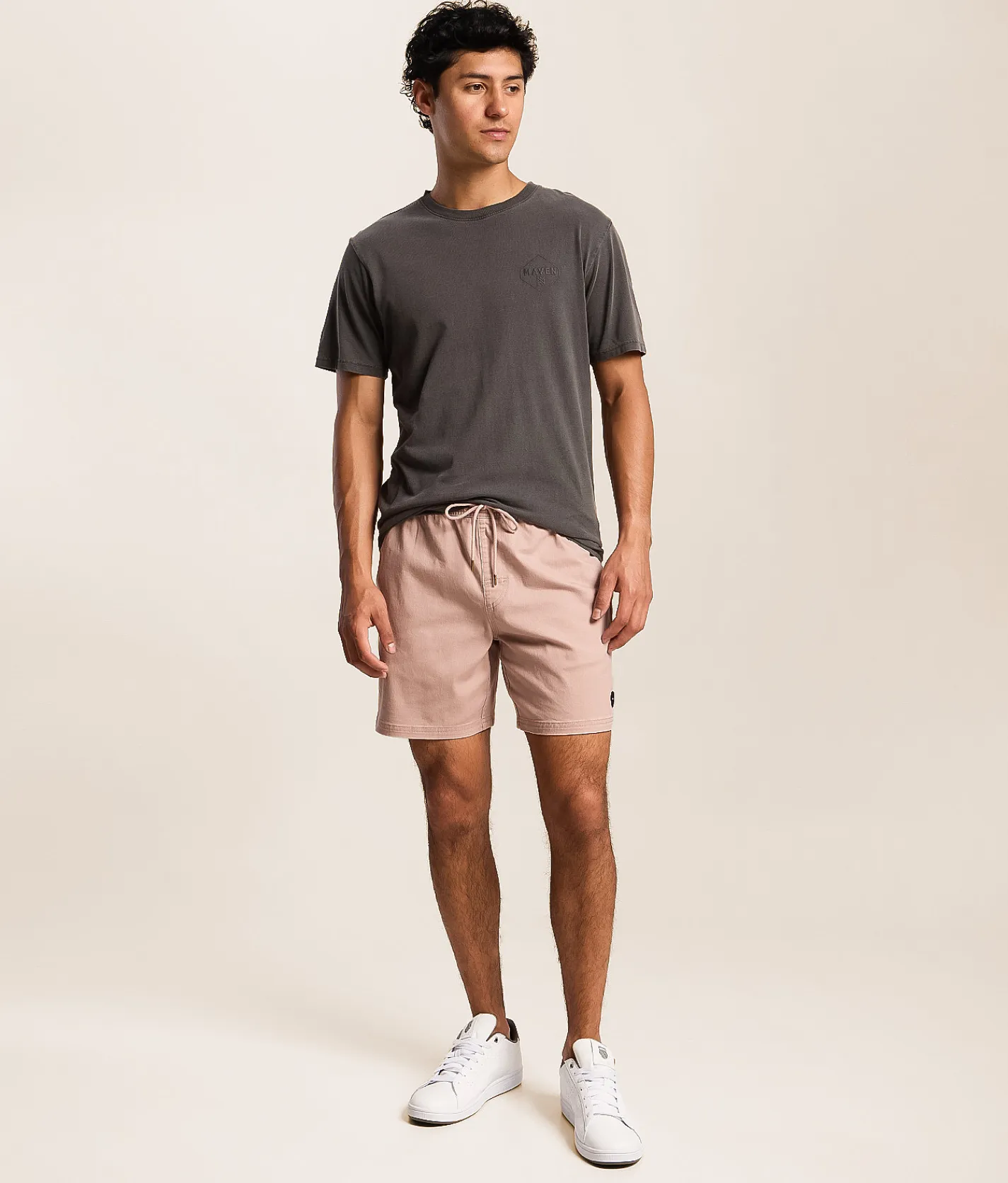 Bottoms|Shorts | RVCA Escape Stretch Short Pale Mauve