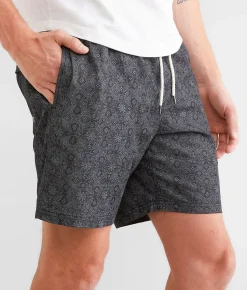 RVCA Escape Stretch Short Washed Black Hot