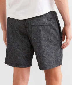RVCA Escape Stretch Short Washed Black Hot