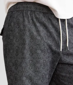 RVCA Escape Stretch Short Washed Black Hot