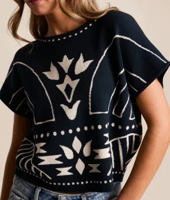 Tops | Z Supply Esperanza Cropped Sweater Eclipse