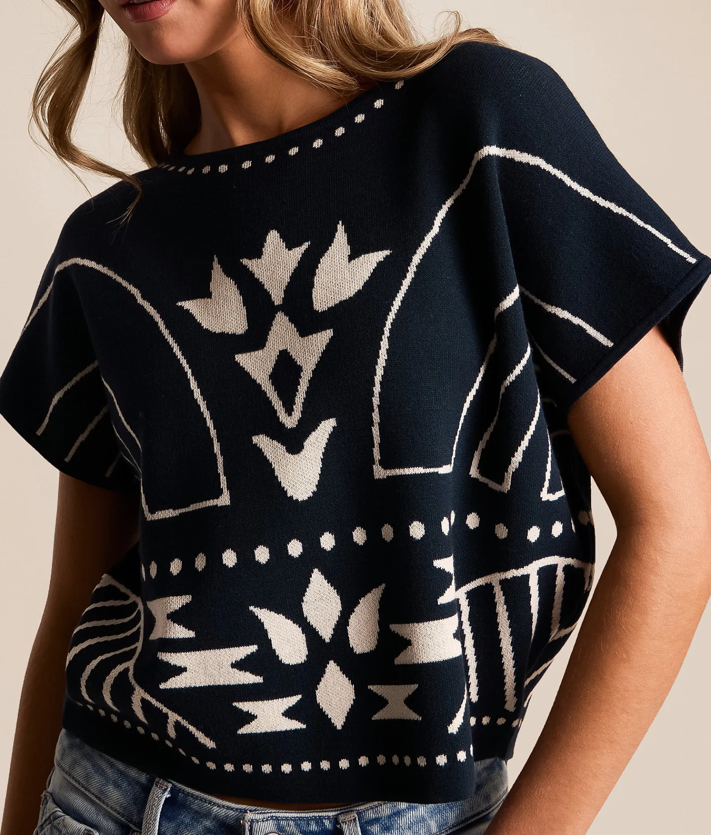 Tops | Z Supply Esperanza Cropped Sweater Eclipse