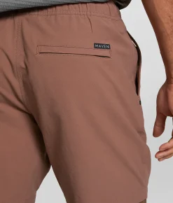 Activewear|Shorts | Maven Co-op Essential Bow Performance Stretch Short Rose