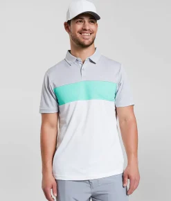 Maven Co-op Essential Club Performance Polo Bright Teal Discount