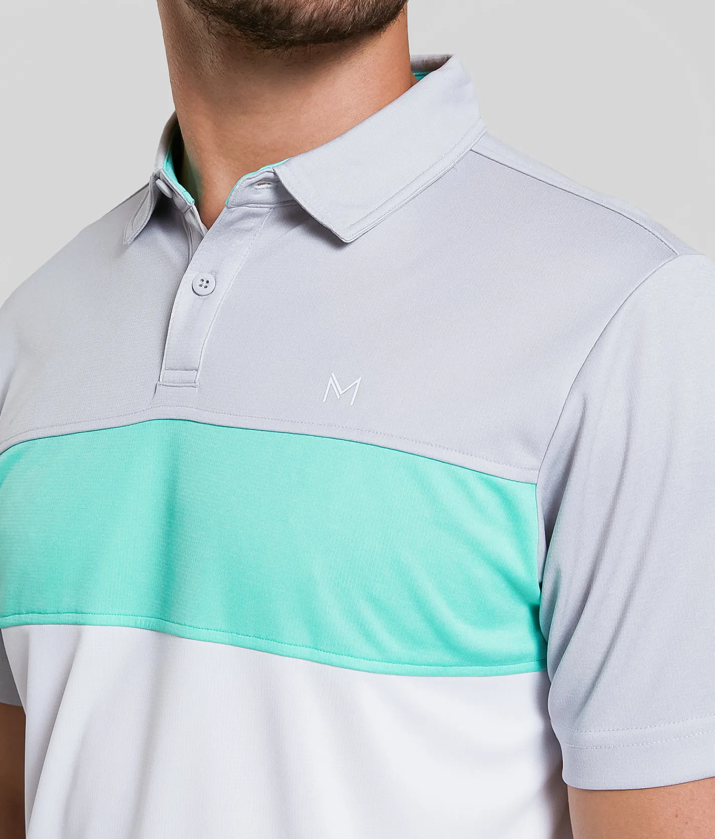 Maven Co-op Essential Club Performance Polo Bright Teal Discount