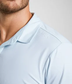Maven Co-op Essential Course Performance Stretch Polo Light Blue Sale