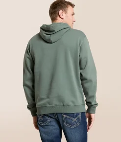 RVCA Essential Hooded Sweatshirt Dark Khaki Discount