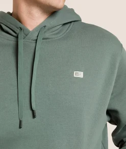 RVCA Essential Hooded Sweatshirt Dark Khaki Discount