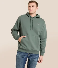 RVCA Essential Hooded Sweatshirt Dark Khaki Discount