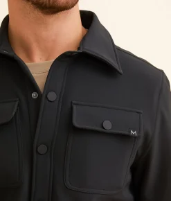 Coats & Jackets | Maven Co-op Essential Performance Shacket Black