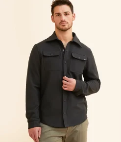 Coats & Jackets | Maven Co-op Essential Performance Shacket Black