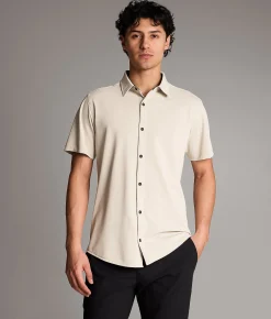 Tops | Maven Co-op Essential Performance Stretch Shirt Tan
