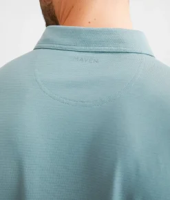 Activewear | Maven Co-op Essential Performance Stretch Polo Dusty Teal