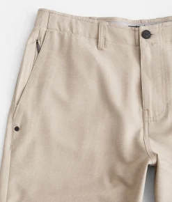 Maven Co-op Essential Performance Stretch Short Dark Khaki Print Discount
