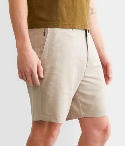 Maven Co-op Essential Performance Stretch Short Dark Khaki Print Discount